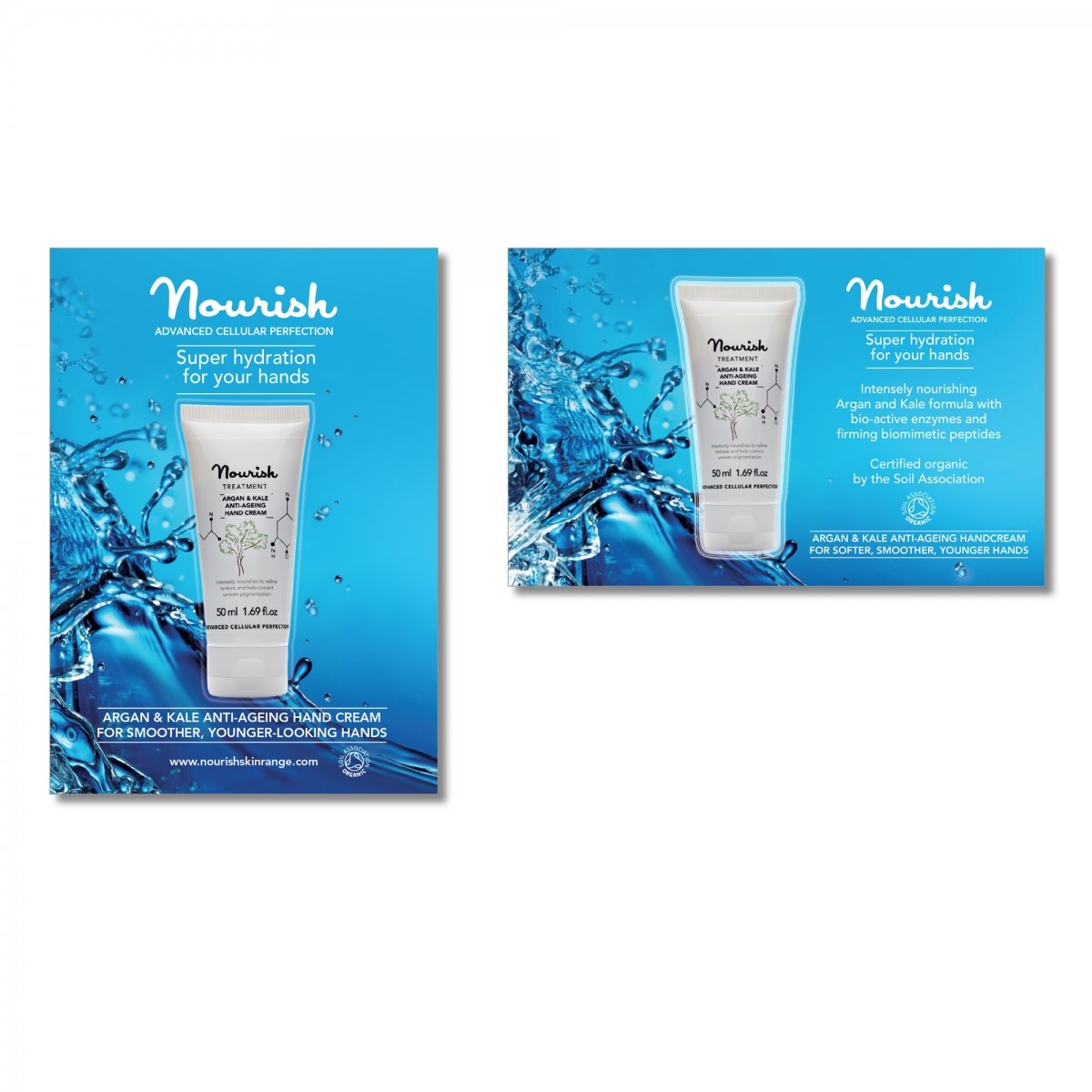 Treatment anti-ageing range - print and digital advertising