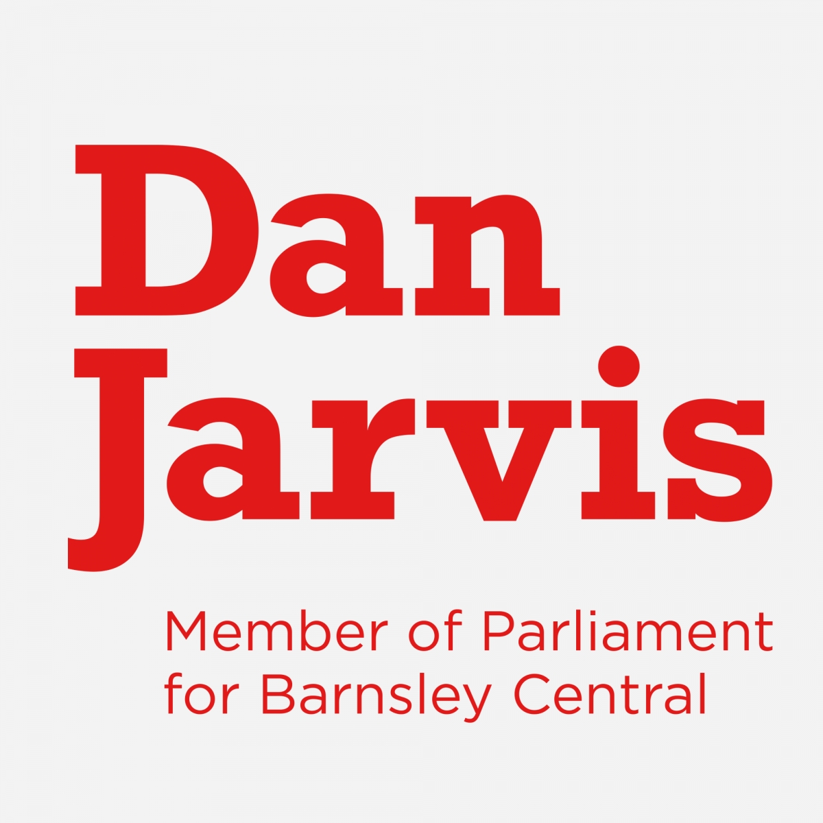 Dan Jarvis MP logo - designed for the website