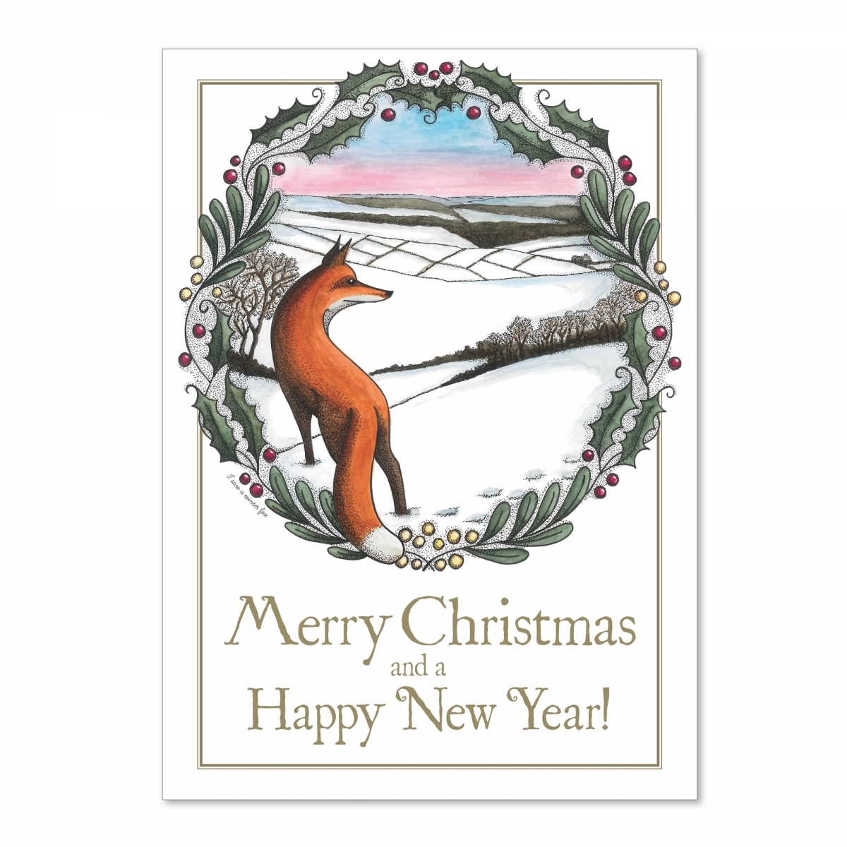 A5 card - litho printed and digital upload