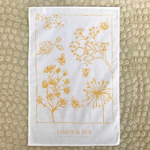 'Bee Wonderful' Tea Towel