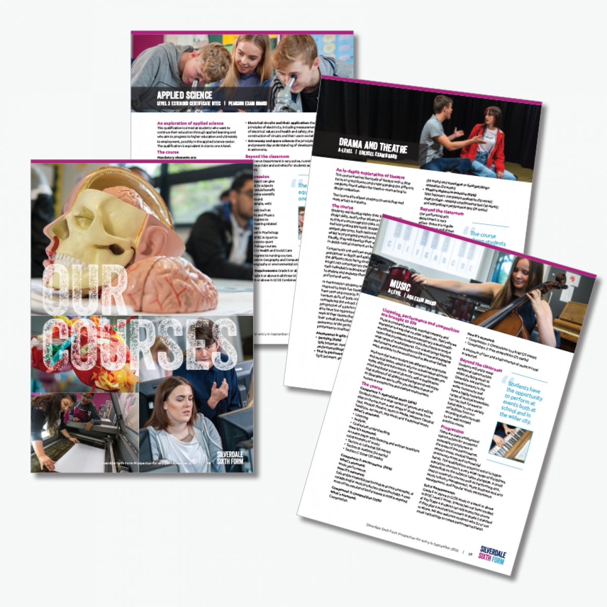 48 page prospectus - courses section