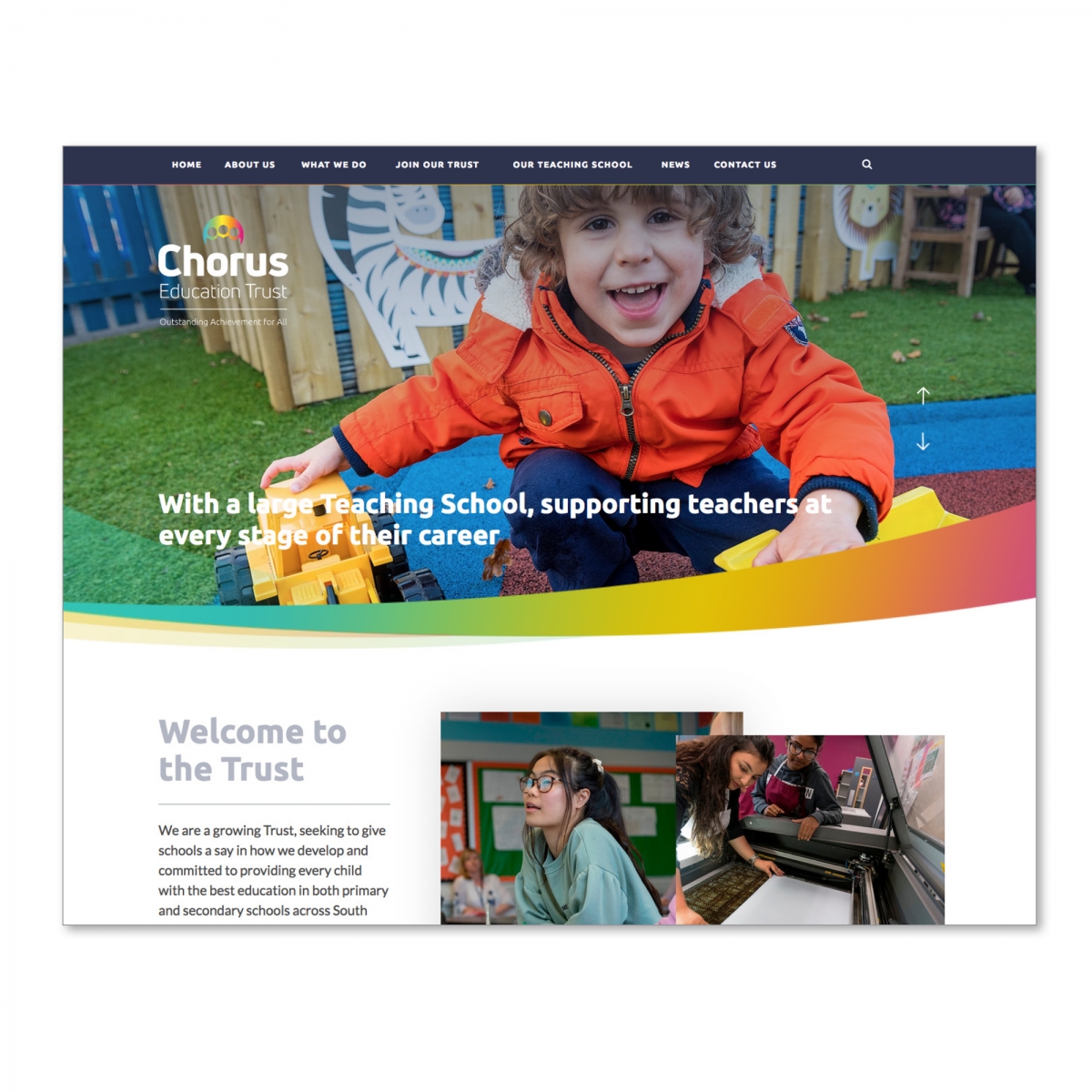 Art direction of photography and brand application to the website