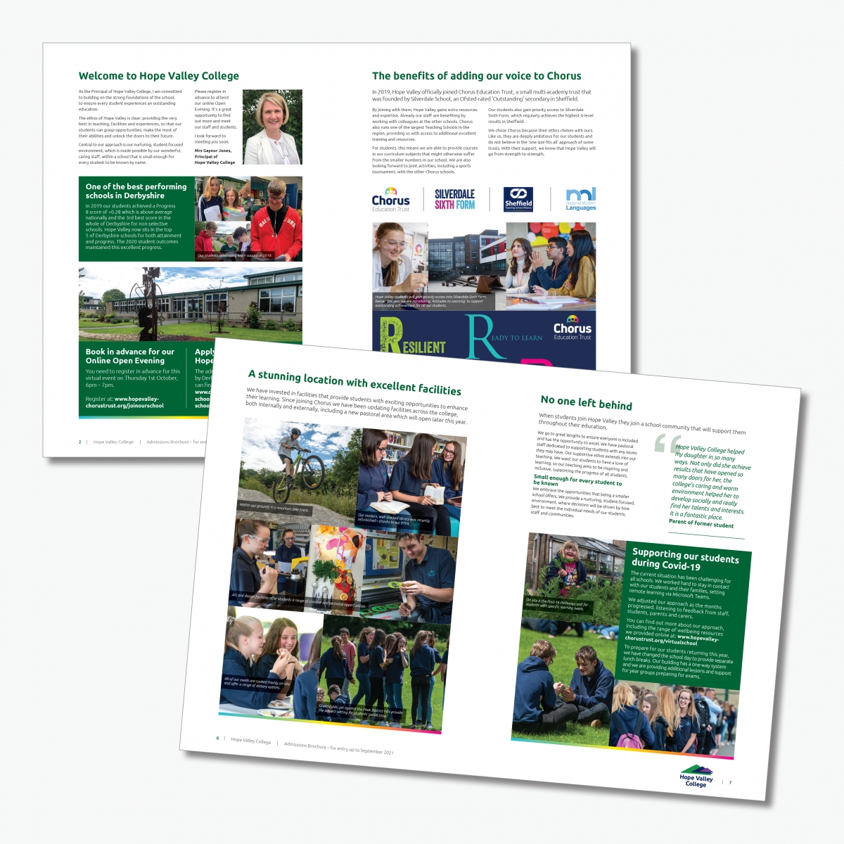Year 6 Recruitment Brochure - inside spreads