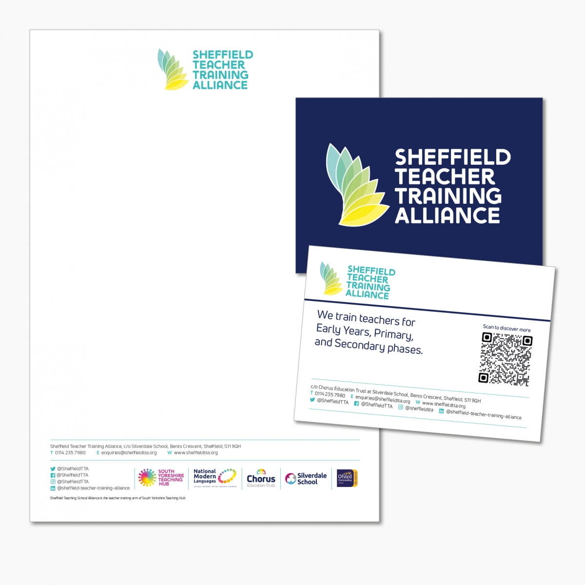 Letterhead and A6 postcard