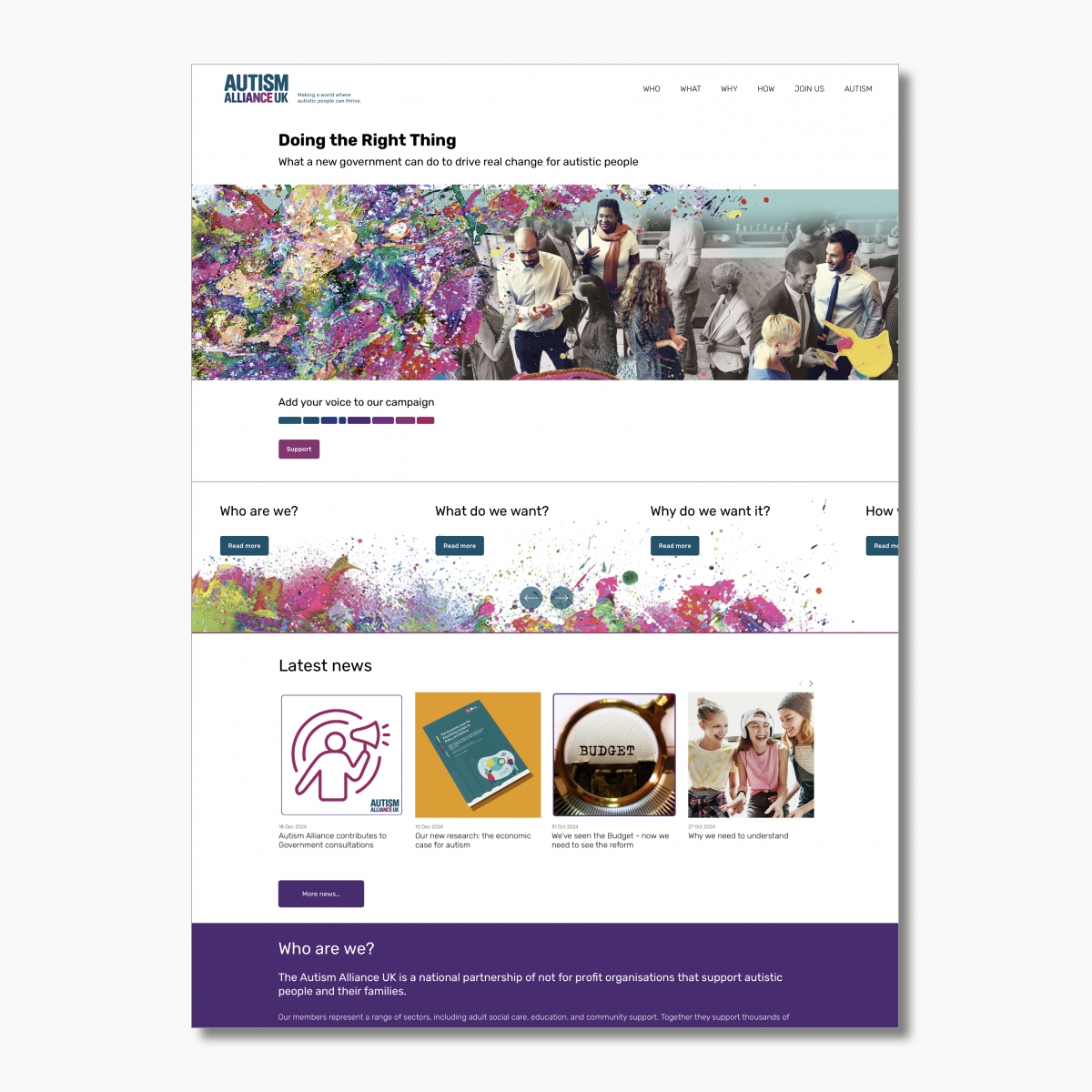 Autism Alliance - home page