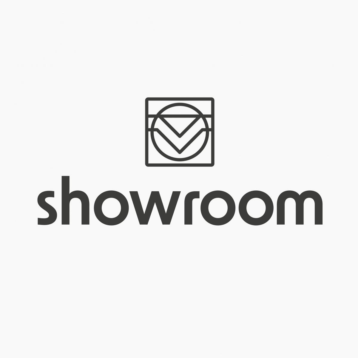 Showroom logo with graphic device