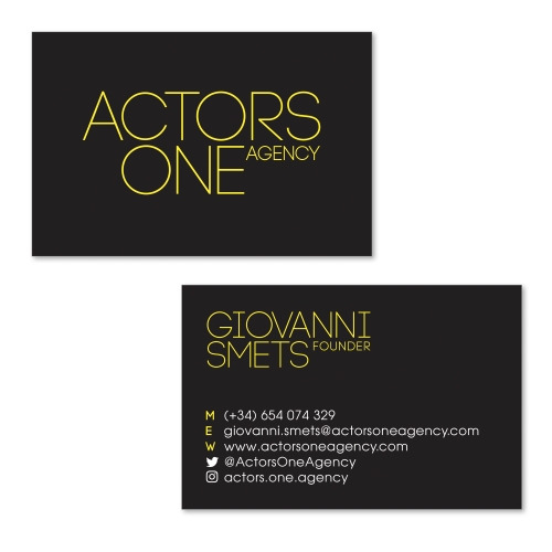 Actors One Agency and Faces One Agency