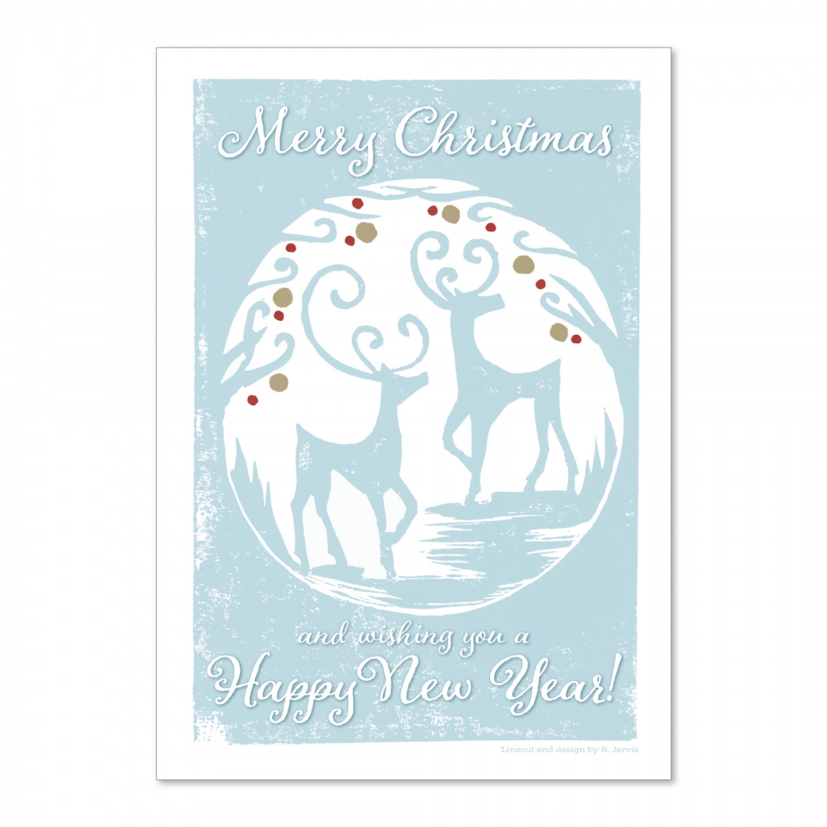 A5 card - litho printed and digital upload